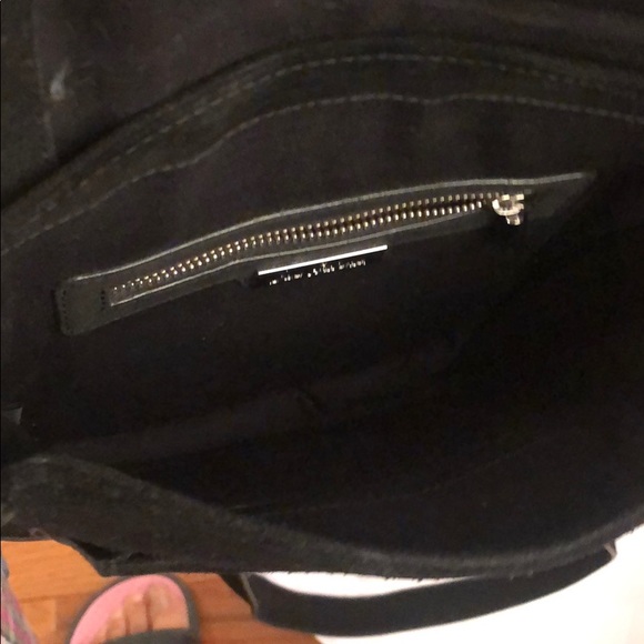 Jeffery Campbell studded handbag black suede - Picture 4 of 6